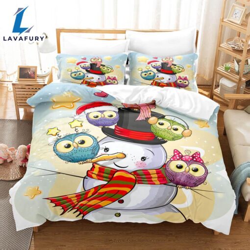 Cartoon Owl Bedding Sets Quilt Cover 4