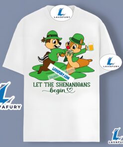 Chip And Dale St Patrick Day Let The Shenanigans Trendy Shirt 2025