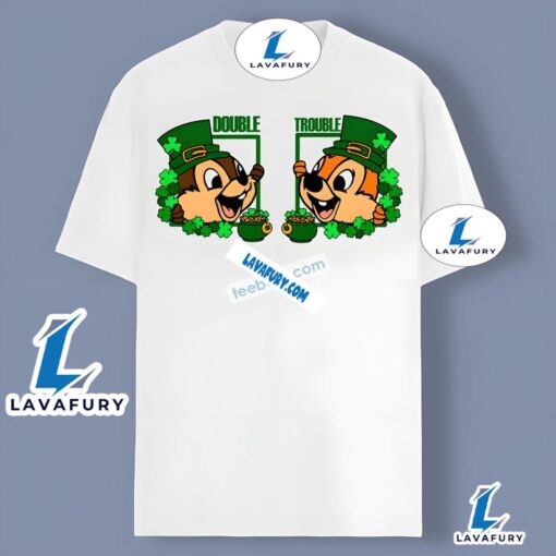 Chip N Dale St Patricks Day Shamrock Unisex Shirt 2025