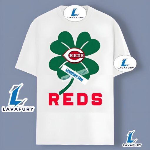 Cincinnati Reds And Happy Shamrock St Patrick Day Shirt Family 2025