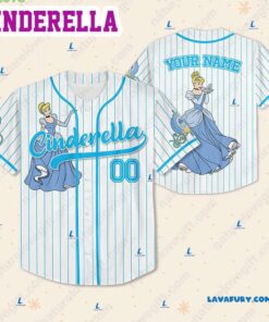 Cinderella Princess Custom Disney Baseball…