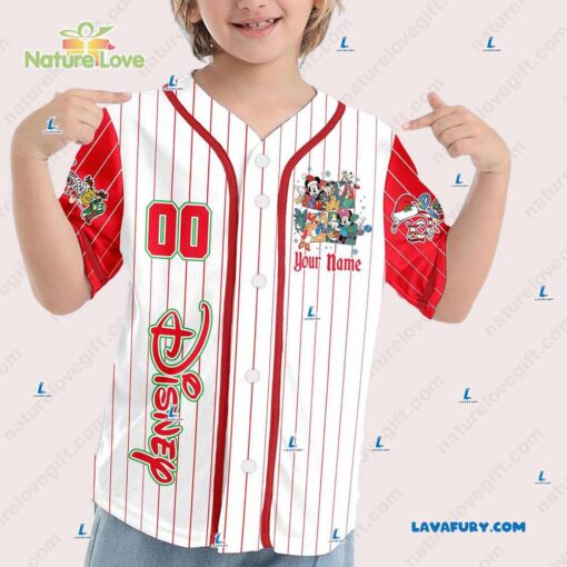 Custom Epcot Walt Disney World​ Christmas Baseball Jersey Team Outfit