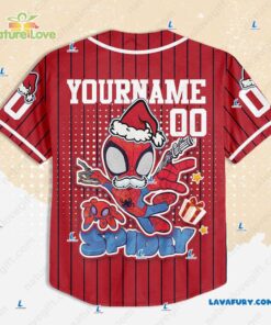 Custom Team Spidey Baseball Jersey Disney Christmas Gifts