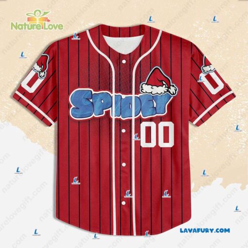 Custom Team Spidey Baseball Jersey Disney Christmas Gifts