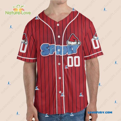 Custom Team Spidey Baseball Jersey Disney Christmas Gifts