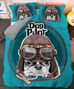 Cute Dog Cartoon Pug Bedding…