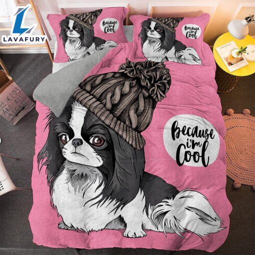 Cute Dog Cartoon Pug Bedding Set Duvet Covers 4