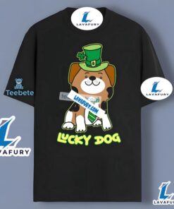 Cute Lucky Dog St Patrick Day Shirt Men Women 2025