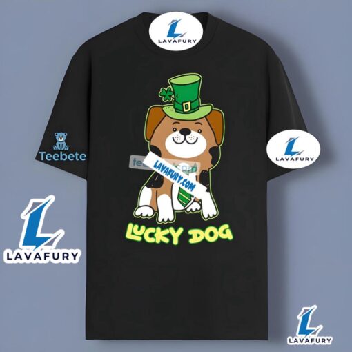 Cute Lucky Dog St Patrick Day Shirt Men Women 2025