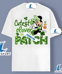 Cutest Clover In The Patch With Minnie St Patrick Shirt Holiday 2025