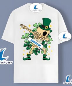 Dabbing Skeleton St Patrick Day Shirt Men Women 2025