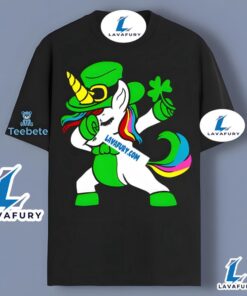 Dabbing Unicorn With St Patricks Day Shirt Vintage 2025