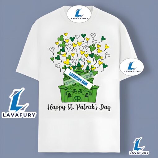 Disney Castle And Happy St Patricks Day Shirt Men Women 2025