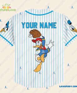 Disney Donald Duck Personalized Baseball Jersey With Name and Number