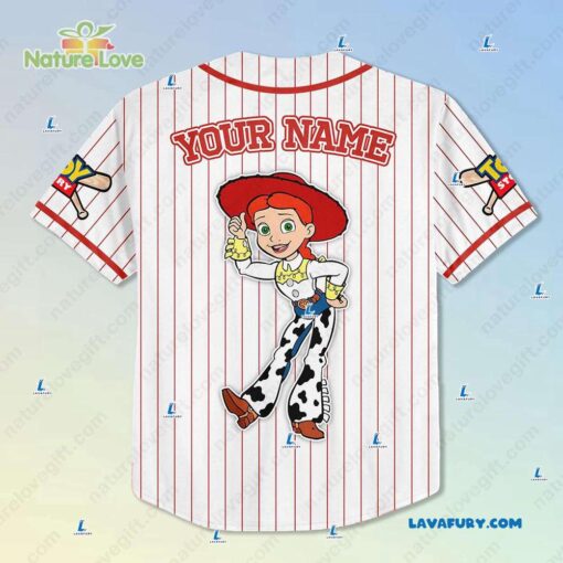 Disney Jessie Toy Story​ Custom Baseball Jersey Baseball Team Outfit