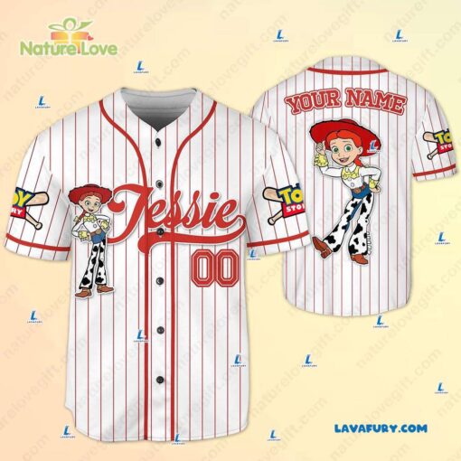 Disney Jessie Toy Story​ Custom Baseball Jersey Baseball Team Outfit