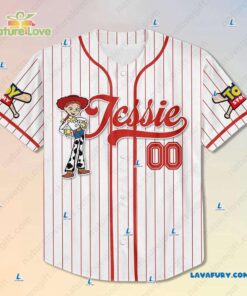 Disney Jessie Toy Story​ Custom Baseball Jersey Baseball Team Outfit