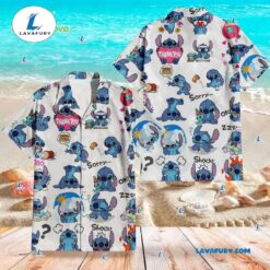 Disney Lilo Stitch Hawaiian Shirt…