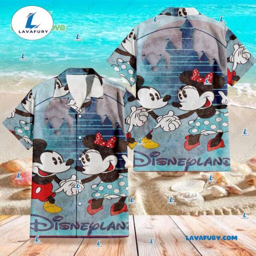 Disney Mickey Minnie Vintage Hawaiian Shirt Summer Vacation Aloha