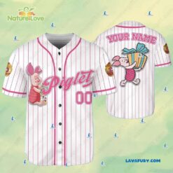 Disney Piglet Custom Baseball Jersey…