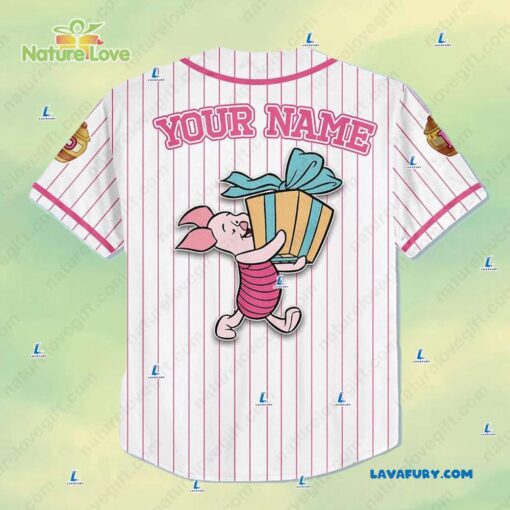 Disney Piglet Custom Baseball Jersey Xmas Gift for Disney’s Fans