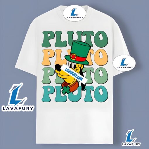 Disney Pluto Happy St Patricks Day Shirt For Fans 2025