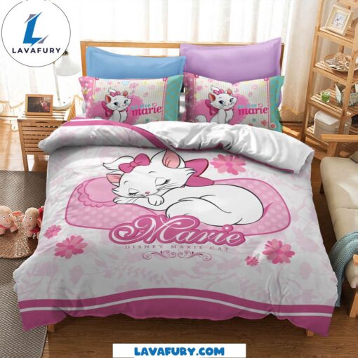 Disney The Aristocats Marie Cat Bedding Sets Quilt Cover V3