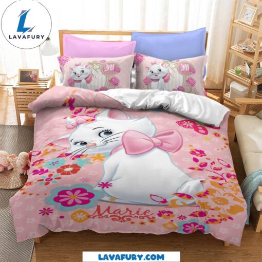 Disney The Aristocats Marie Cat Bedding Sets Quilt Cover V4