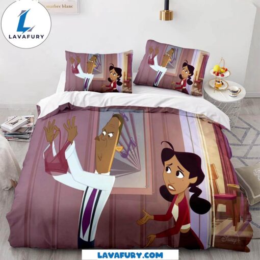 Disney The Proud Family Bedding Set Quilt Duvet Cover Bedding Sets V4