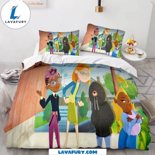 Disney The Proud Family Bedding Set Quilt Duvet Cover Bedding Sets V5