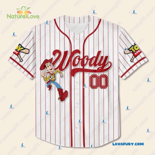 Disney Woody Toy Story Custom Name Baseball Jersey Disney Gifts