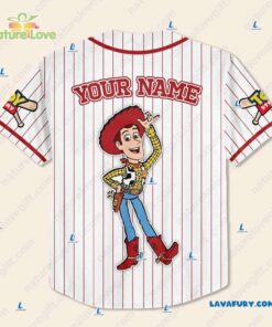 Disney Woody Toy Story Custom Name Baseball Jersey Disney Gifts