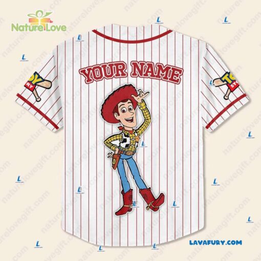 Disney Woody Toy Story Custom Name Baseball Jersey Disney Gifts