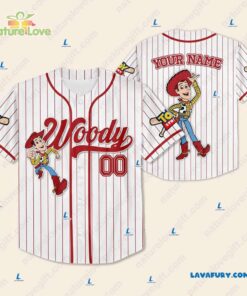 Disney Woody Toy Story Custom Name Baseball Jersey Disney Gifts