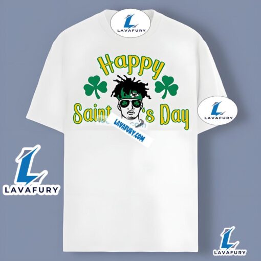 Happy Kansas City Chief St Patricks Day Graphic Shirt 2025