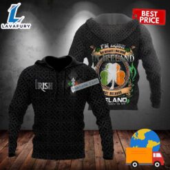 Irish St Patrick Day Black 3D Zip Up Hoodie 2025