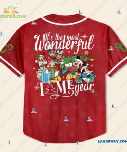 Its The Most Wonderful Time​ Mickey and Friend Custom Baseball Jersey