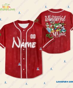 Its The Most Wonderful Time​ Mickey and Friend Custom Baseball Jersey