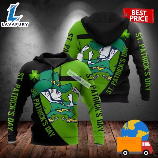 Leprechaun Chipi St Patrick Day Green 3D Zip Up Hoodie 2025