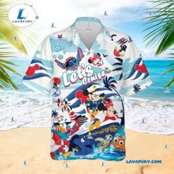 Let's Cruise Disney Hawaiian Shirt, Captain Mickey Mouse and Friends Hawaiian, Matching Family Disney Shirts