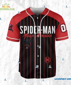 Marvels Spider Man Miles Morales​ Personalized Baseball Jersey