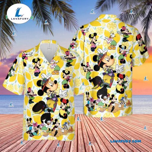 Mickey and Friends Tropical Fruit Hawaiian Shirt, Mickey Mouse Funny Aloha Shirt, Disney Gifts for Fans