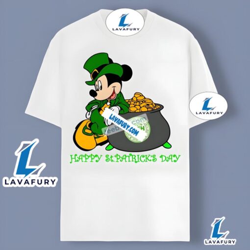 Mickey Irish With Happy St Patricks Day Shirt Family 2025