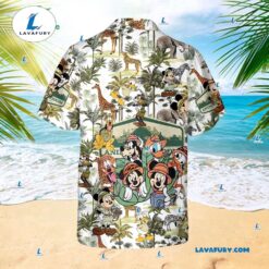 Mickey Mouse and Friends Safari Hawaiian Shirt, Disney Animal Kingdom Hawaiian Shirt, Disney Gift for Fans