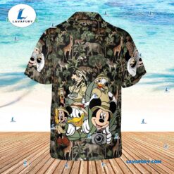 Mickey Mouse and Friends Safari Hawaiian Shirt, Disney Animal Kingdom Park Hawaiian Shirt, Mickey Mouse Gift