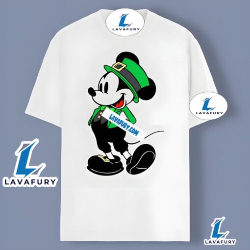 Mickey Mouse Cheer St Patricks Day Unisex Shirt 2025