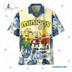 Minions Vacation Por Favor Despicable Me Cartoon Hawaiian Shirt