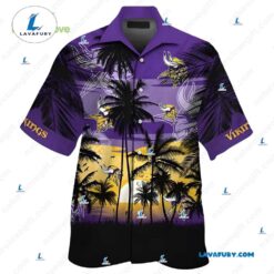 Minnesota Vikings Sunset Scenery Hawaiian…