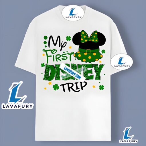 Minnie Mouse St Patrick And My First Disney Trip Classic Shirt 2025