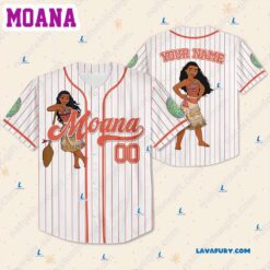 Moana Disney Customized Baseball Jerseys​…